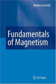 Cover of: Fundamentals of Magnetism