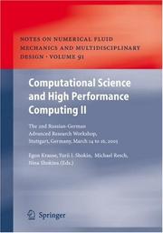 Cover of: Computational Science and High Performance Computing II | 