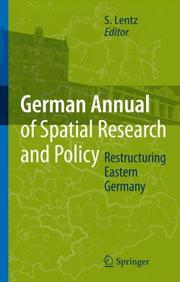 Cover of: Restructuring Eastern Germany (German Annual of Spatial Research and Policy)