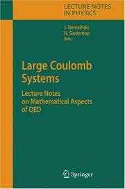 Large Coulomb systems by Jan Derezinski, Heinz Siedentop
