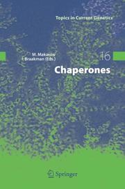 Cover of: Chaperones (Topics in Current Genetics)