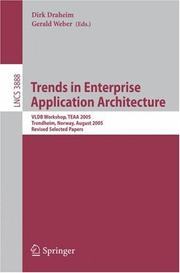 Trends in enterprise application architecture cover