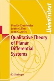 Cover of: Qualitative Theory of Planar Differential Systems (Universitext)