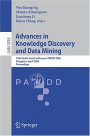 Cover of: Advances in Knowledge Discovery and Data Mining by 