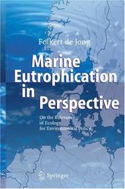 Marine eutrophication in perspective by Folkert de Jong