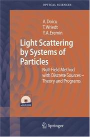 Cover of: Light Scattering by Systems of Particles (Springer Series in Optical Sciences)