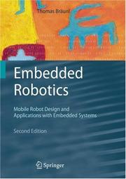 Cover of: Embedded Robotics: Mobile Robot Design and Applications with Embedded Systems