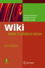 Cover of: Wiki by Anja Ebersbach, Markus Glaser, Richard Heigl