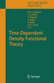 Time-dependent density functional theory by Miguel A. L. Marques