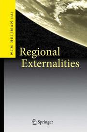 Cover of: Regional Externalities