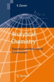 Cover of: Analytical Chemistry by K. Danzer, K. Danzer