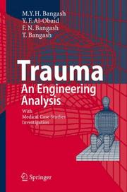 Cover of: Trauma - An Engineering Analysis: With Medical Case Studies Investigation