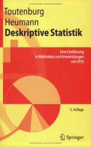 Cover of: Deskriptive Statistik by Helge Toutenburg, Christian Heumann
