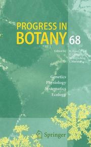 Cover of: Progress in Botany / Volume 68 (Progress in Botany)