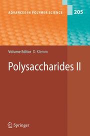 Cover of: Polysaccharides II (Advances in Polymer Science)