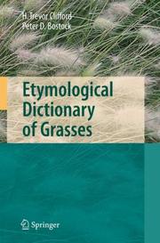 Cover of: Etymological Dictionary of Grasses