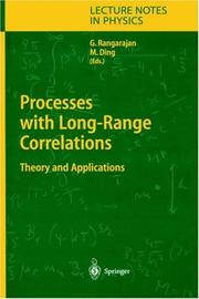 Cover of: Processes with Long-Range Correlations by 