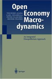 Cover of: Open Economy Macrodynamics: An Integrated Disequilibrium Approach
