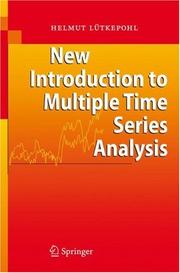 Cover of: New introduction to multiple time series analysis by Helmut Lütkepohl