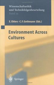 Cover of: Environment across cultures