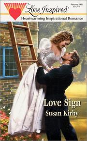 Cover of: Love Sign (Love Inspired, February 2001)