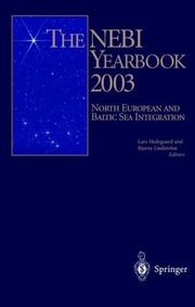Cover of: The NEBI Yearbook 2003: North European and Baltic Sea Integration