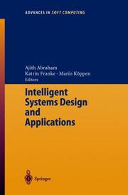 Cover of: Intelligent Systems Design and Applications (Advances in Soft Computing)