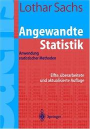 Angewandte Statistik by Lothar Sachs