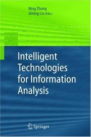 Cover of: Intelligent Technologies for Information Analysis