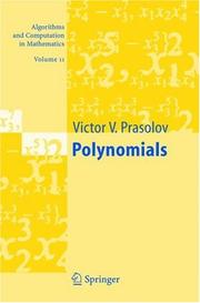 Cover of: Polynomials by Victor V. Prasolov