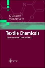 Cover of: Textile Chemicals: Environmental Data and Facts (Engineering Online Library)