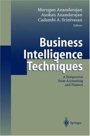 Cover of: Business Intelligence Techniques: A Perspective from Accounting and Finance