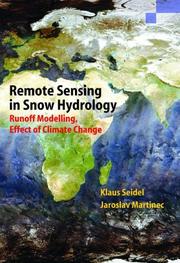 Cover of: Remote sensing in snow hydrology by Seidel, Klaus