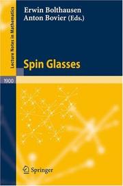 Spin glasses by Anton Bovier