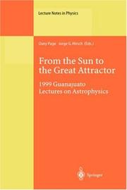 Cover of: From the Sun to the Great Attractor by 