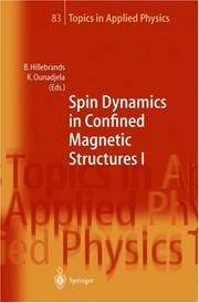 Cover of: Spin Dynamics in Confined Magnetic Structures I (Topics in Applied Physics)