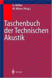 Cover of: Taschenbuch der Technischen Akustik