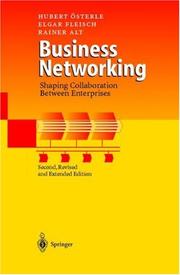 Cover of: Business Networking: Shaping Collaboration Between Enterprises