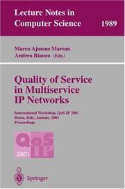 Cover of: Quality of Service in Multiservice IP Networks | 