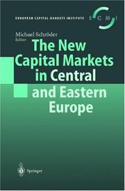 Cover of: The New Capital Markets in Central and Eastern Europe