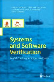 Cover of: Systems and Software Verification | B. Berard