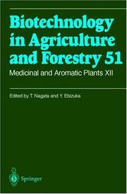 Cover of: Medicinal and Aromatic Plants XII (Biotechnology in Agriculture and Forestry)