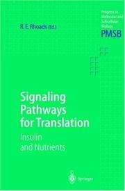 Cover of: Signaling Pathways for Translation by Robert E. Rhoads, Robert E. Rhoads