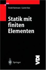 Cover of: Statik mit finiten Elementen (VDI-Buch)