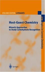 Cover of: Host-Guest Chemistry by Soledad Penades