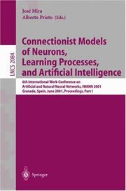 Cover of: Connectionist Models of Neurons, Learning Processes, and Artificial Intelligence by 