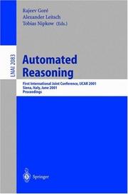 Cover of: Automated Reasoning by 