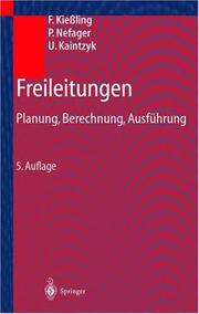 Cover of: Freileitungen: Planung, Berechnung, Ausführung