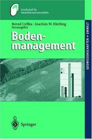 Cover of: Bodenmanagement (Geowissenschaften und Umwelt)