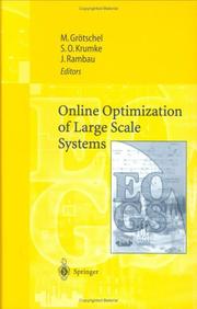 Cover of: Online Optimization of Large Scale Systems: State of the Art
